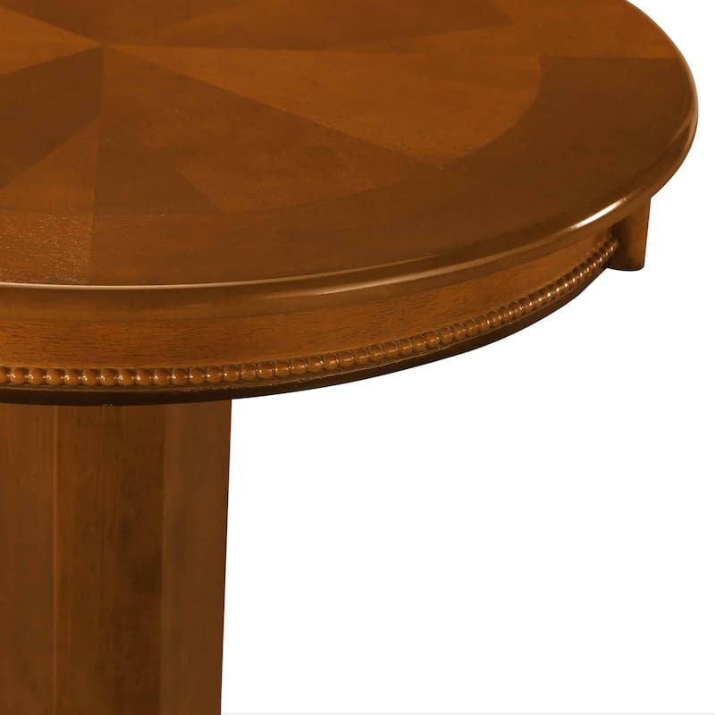 Florence 30-inch Round Wood Pub Table