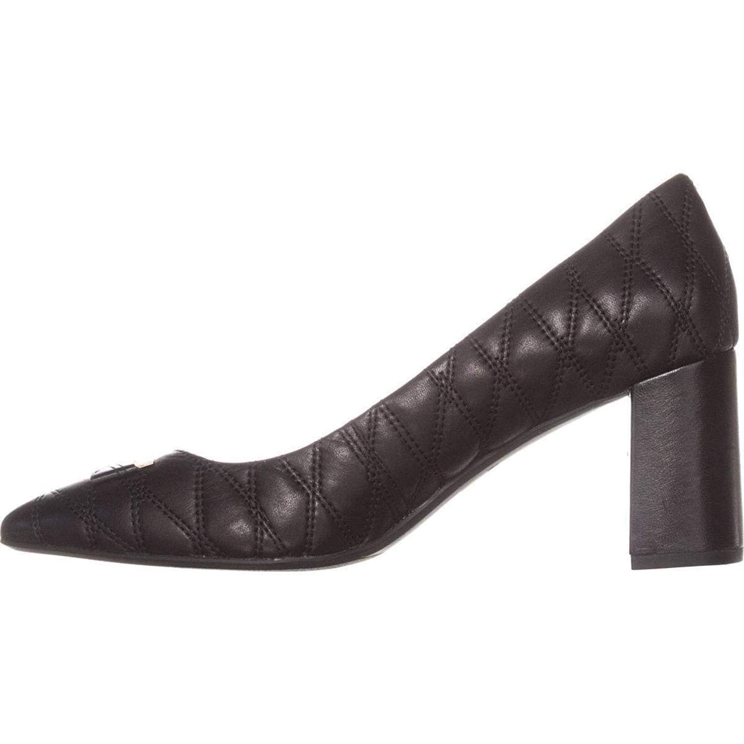 DKNY Womens Elia Leather Pointed Toe Classic Pumps