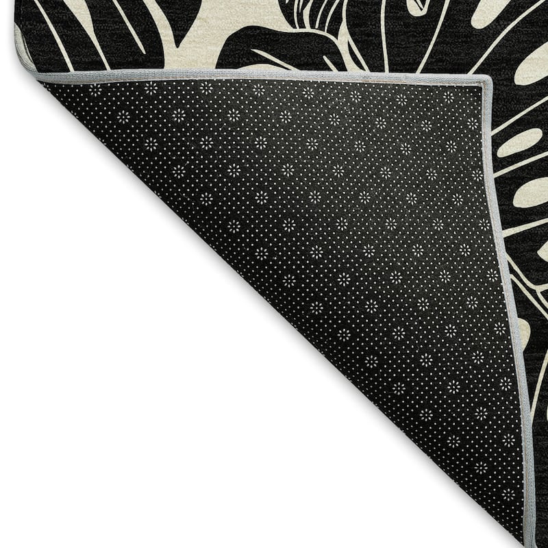 Premium Washable Super Soft Tropical Palm Leaf Mayfield Rug