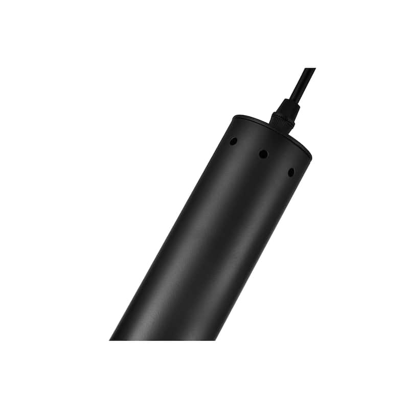 Anem 1 Light Down Mini Pendant With Matte Black & Satin Gold Finish - Matte Black/Satin Gold