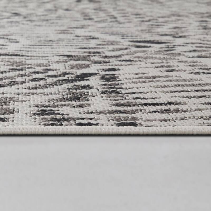Holford Abstract Modern Indoor/Outdoor Area Rug
