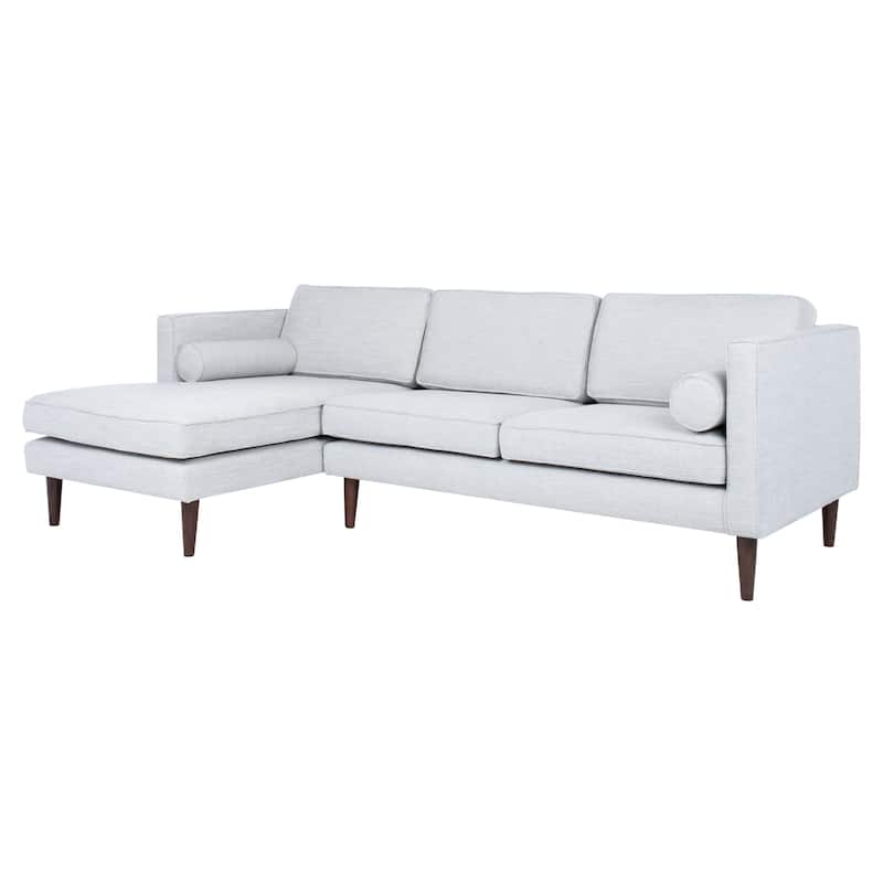 SAFAVIEH Couture Dulce Mid-Century Chaise Sofa - 98"W x 60"D x 33"H