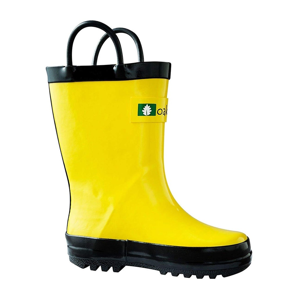 OAKI Kids Waterproof Rubber Rain Boots 