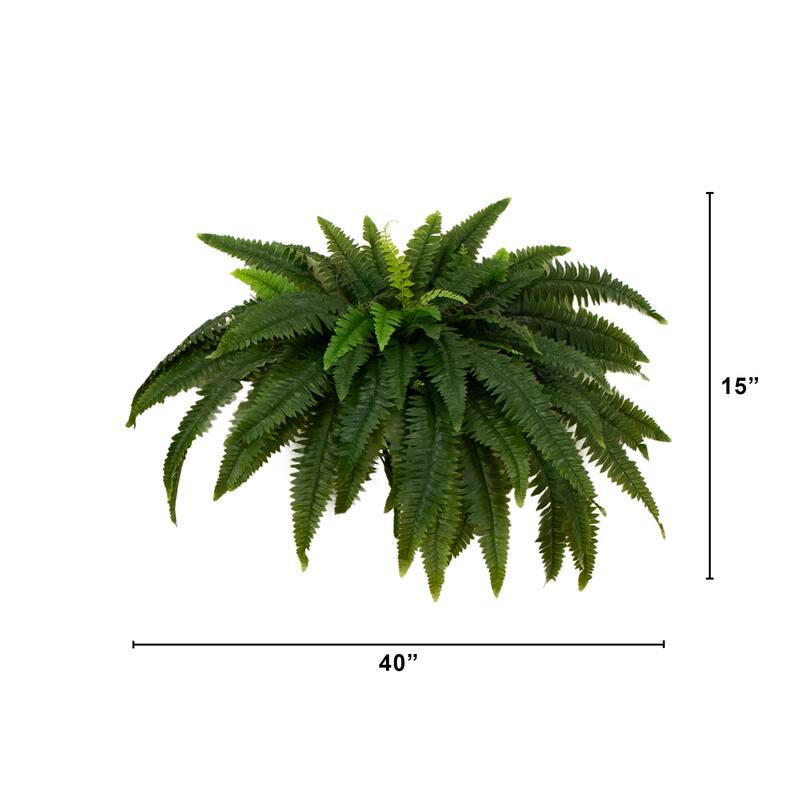 Boston Fern Artificial Plants - 48" - Green - Set of 2