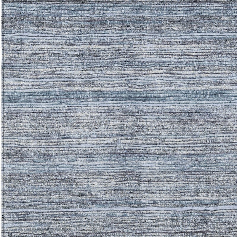 HomeRoots Striped Transitional Rectangle Outdoor Rug