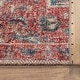 preview thumbnail 7 of 50, Floral Medallion Washable Rug – Low Pile, Non-Slip, Ideal for Entryway, Living Room, and Bedroom