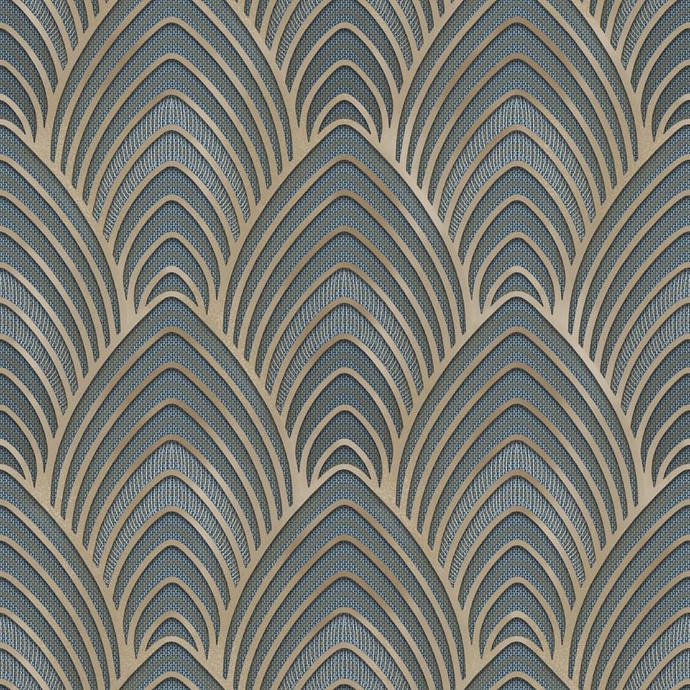 Galerie Wallcoverings Utopia Collection Arch Array Luster Finish Vinyl on Non-woven Wallpaper Roll