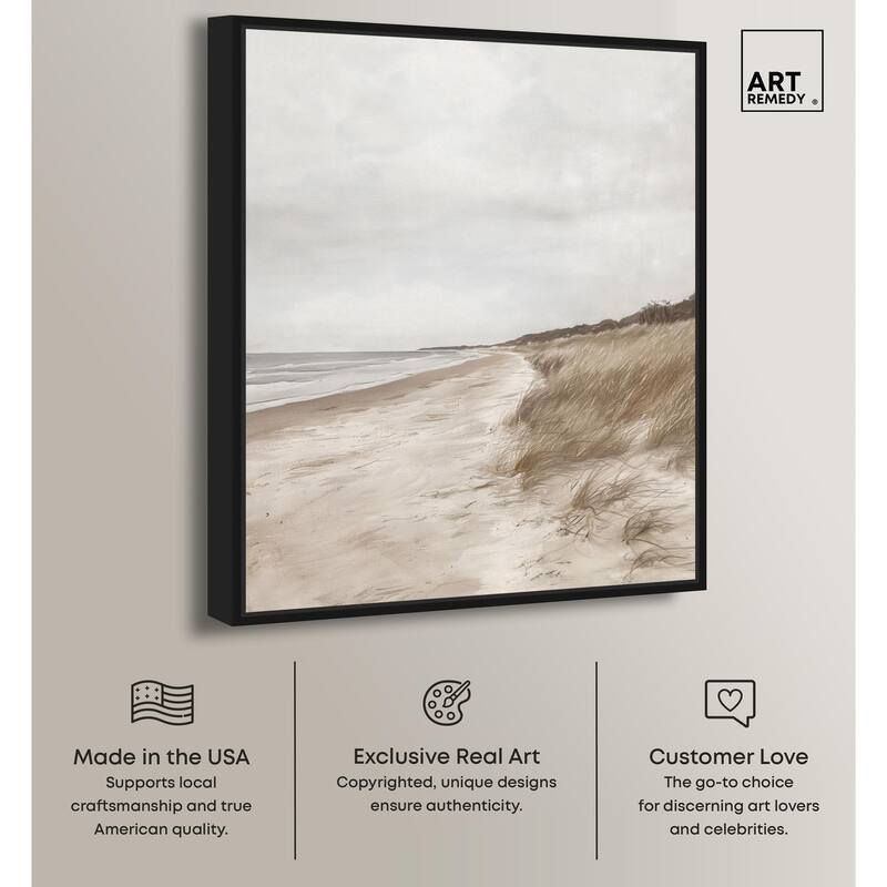 Coastal Calm Canvas by Art Remedy