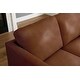 preview thumbnail 8 of 12, Abbyson Woodstock Mid Century Top Grain Leather Chair