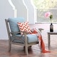 preview thumbnail 13 of 16, Lowell Teak Patio Lounge Chair with Cushion by Havenside Home Weathered Gray/Blue Spruce Cushion