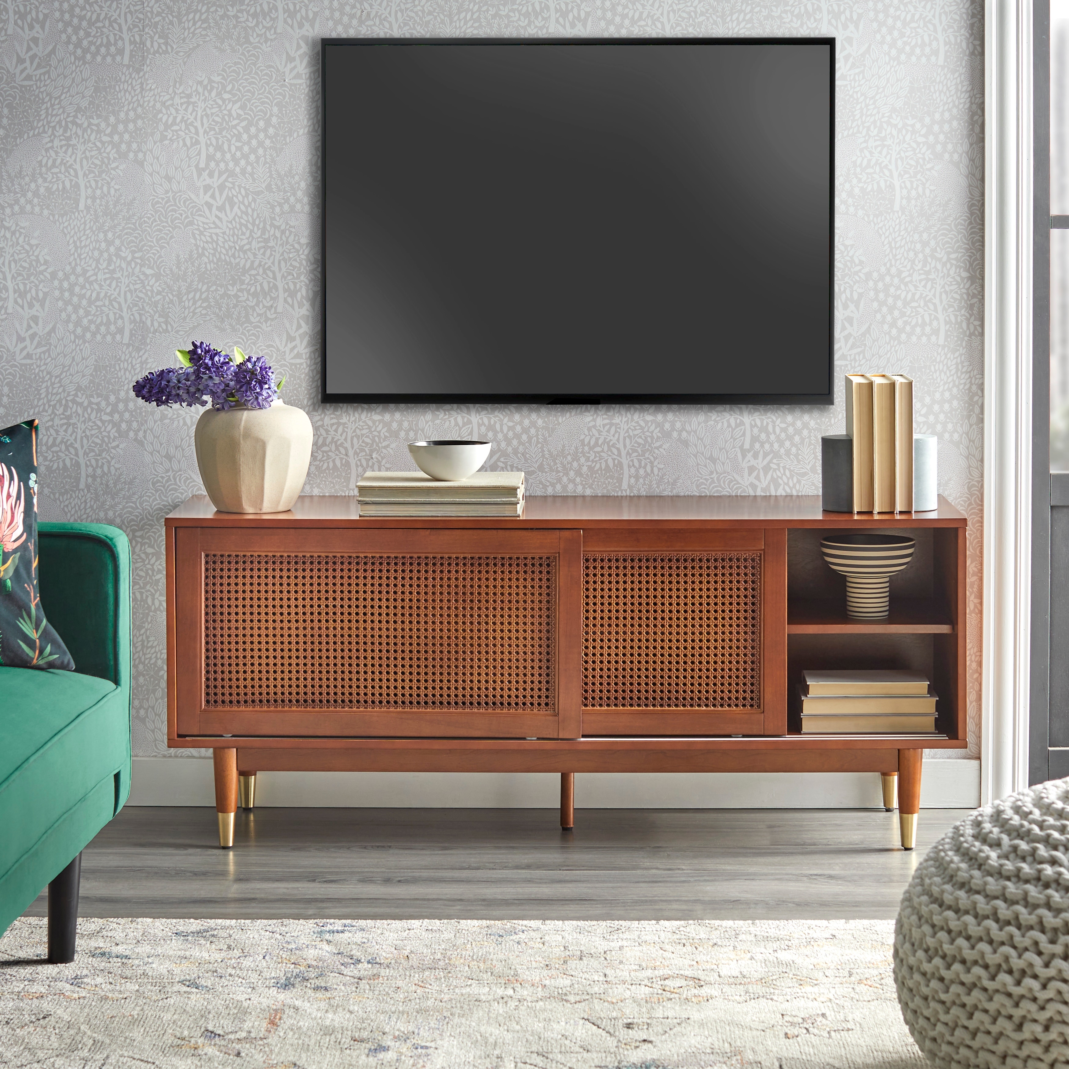 テレビ台 angleshot angleo:HOME Allen Cane Front Sliding Door TV Stand - On Sale