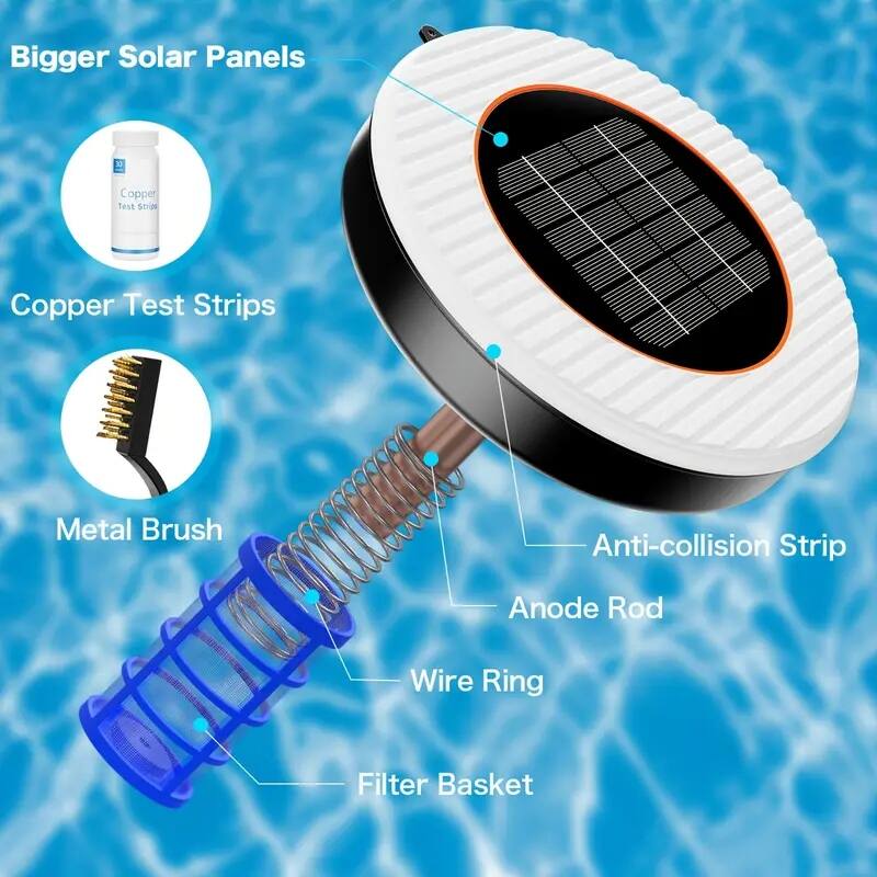 Solar Pool Ionizer Floating Pool Cleaner
