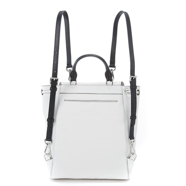 michael michael kors evie medium leather backpack