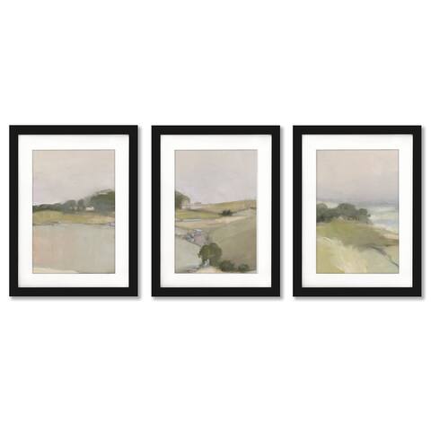 Dream Valley Julia Purinton Contemporary - 3 Piece Framed Gallery Art Set