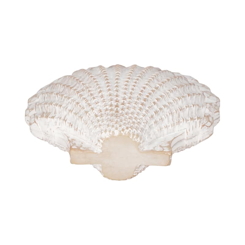 Sagebrook Home Ceramic Shell Figurine - Elegant Home Decor Accent Piece