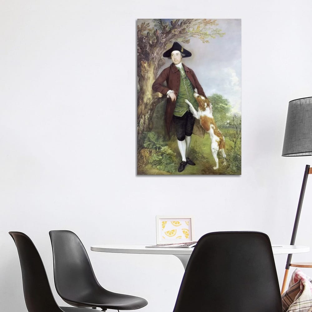 iCanvas "Portrait of George Venables Vernon, 2nd Lord Vernon, 1767" by Thomas Gainsborough Canvas Print