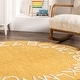 preview thumbnail 99 of 136, Nuloom Alphabet SpinClean Washable Round Rug