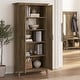 preview thumbnail 58 of 70, Key West Tall Storage Cabinet with Doors and Shelves by Bush Furniture