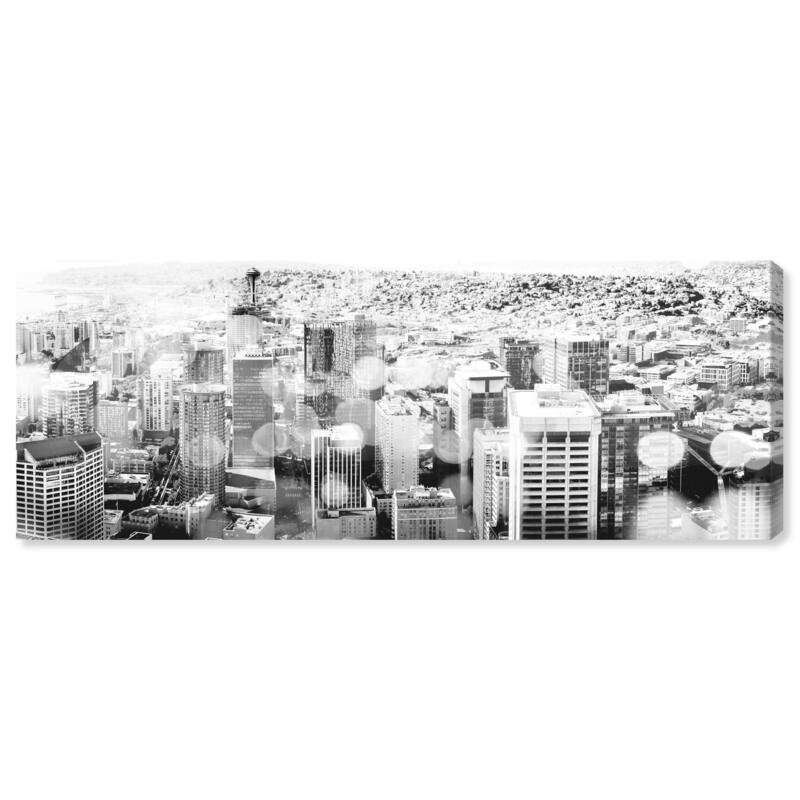 You're in Seattle Panoramic Canvas by Art Remedy, Gallery Wrapped - 54" x 20"