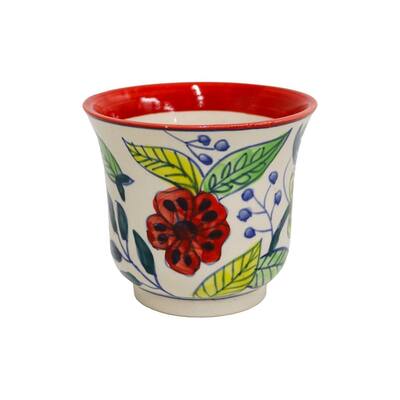 Home&Manor Ceramic Planter Multicolor