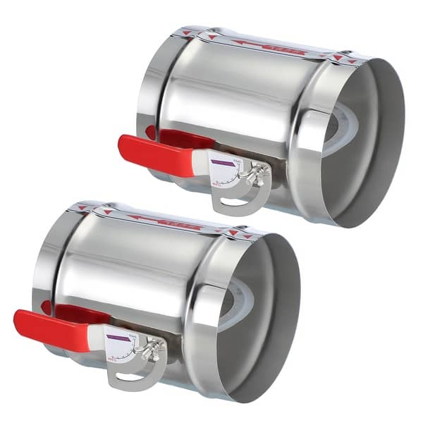 2 Pieces HVAC Duct Manual Volume Backdraft Damper 3 Inch - Bed Bath ...