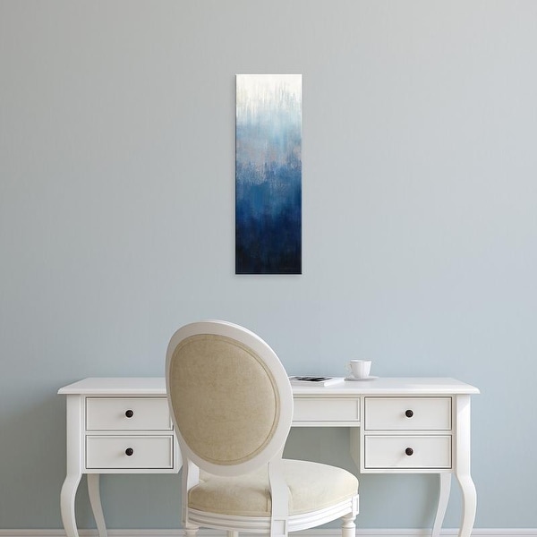 Easy Art Prints Silvia Vassileva's 'Silver Wave II' Premium Canvas Art