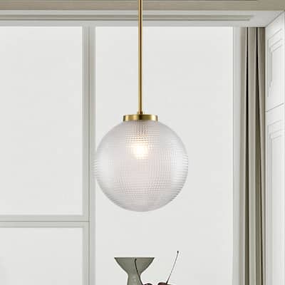 Sokix Frosted Pyramidical Glass Globe Pendant Ceiling Lamp Downrod