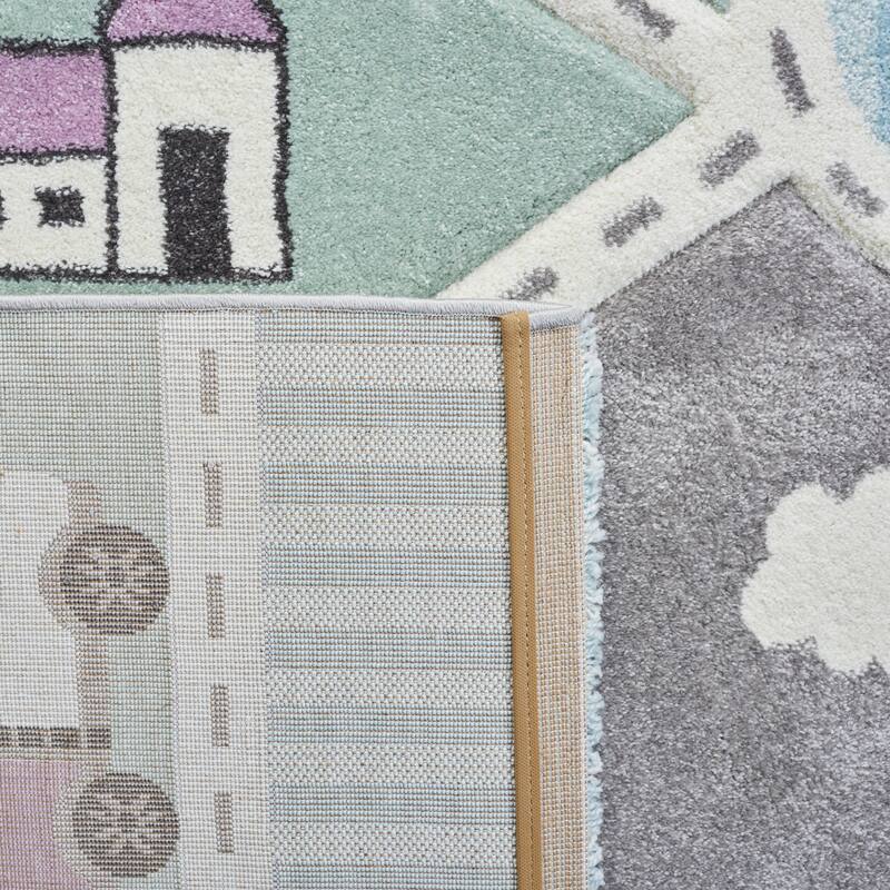 SAFAVIEH Carousel Kids Mihaila Neighborhood Rug