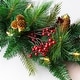 preview thumbnail 3 of 5, 9' Traditional Woodland Berry Garland w/Incandescent Clear Light Plug