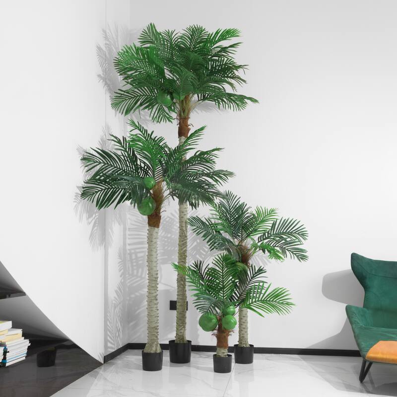 10ft Tall Artificial Phoenix Palm Tree Tropical Fake Tree