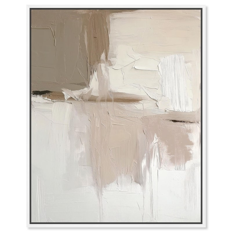 Gentle Strokes of Nature II Canvas by Art Remedy - 24" x 30" - White