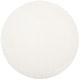 preview thumbnail 101 of 202, SAFAVIEH Laguna Shag Verdiana Solid Color 2-inch Thick Rug. 6'7" Round - White