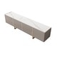 preview thumbnail 13 of 14, JASIWAY Beige Stone Top TV Stand with 4 Doors 6 Shelves