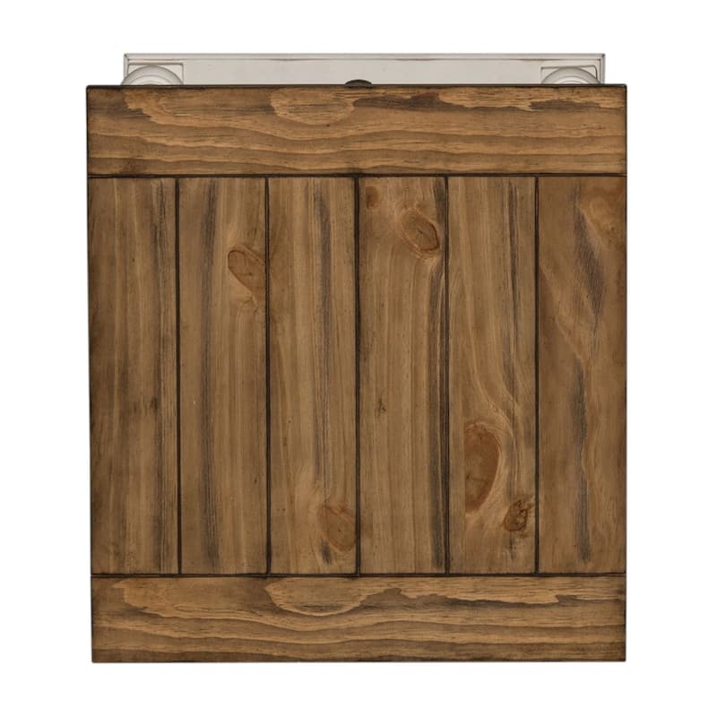 Morgan Creek Antique White Wire Brushed Tobacco Accents Alt 3 Piece Set