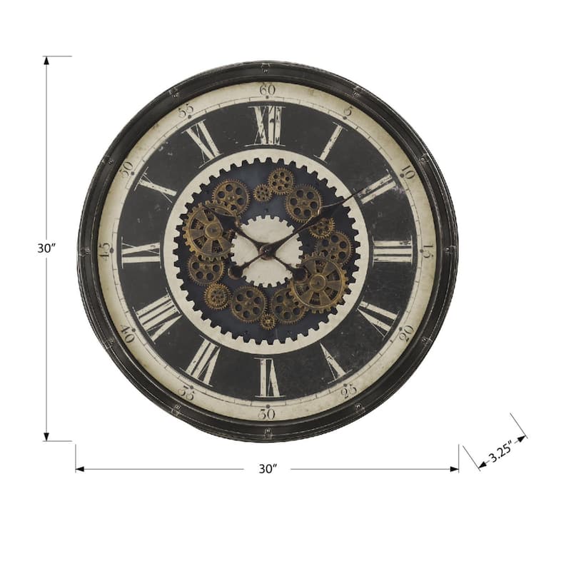 30" Round Wall Clock