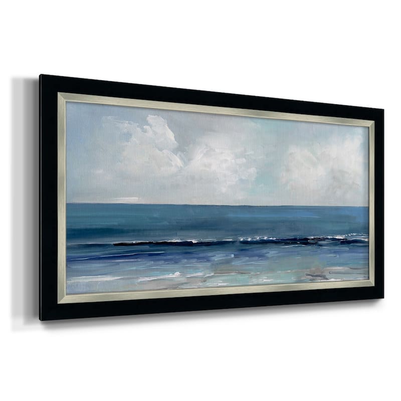 Blue Seas Premium Framed Canvas- Ready to Hang