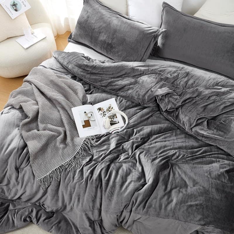 Love Thick® - Desirable Coma Inducer Oversized Comforter Set - Forbidden Gray