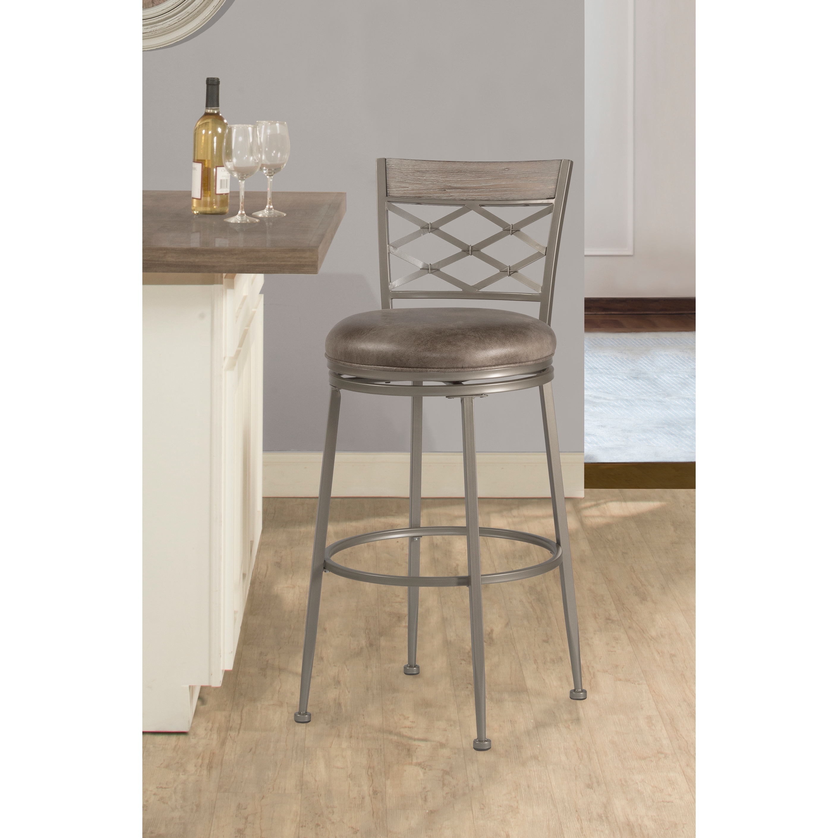 Pewter metal bar stools new arrivals