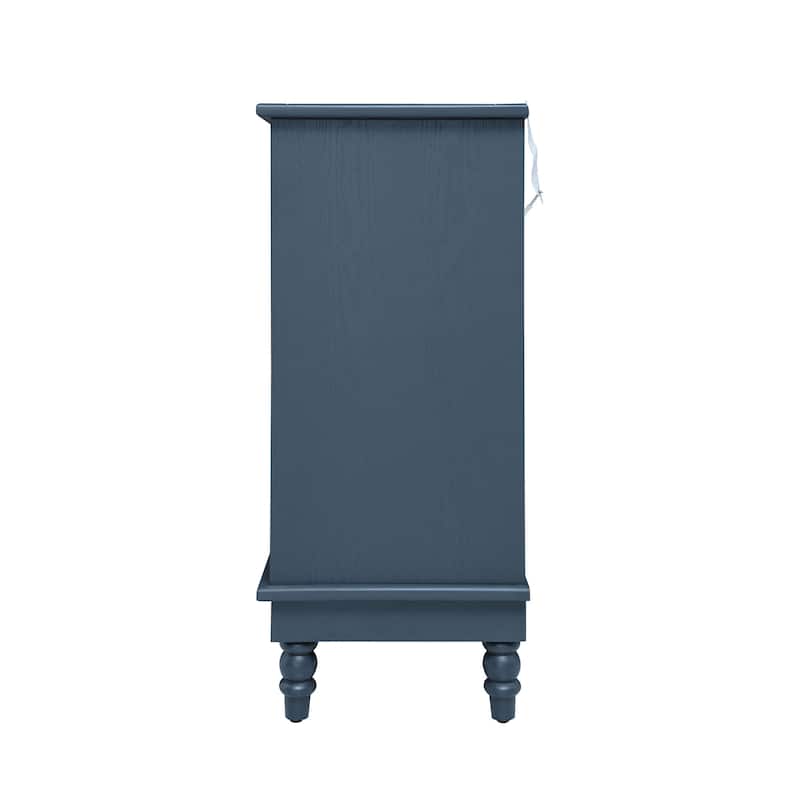 American style Hollow-Carved 2 Door Accent Cabinet Sideboard Buffet Storage Cabinet for Entryway Living Room Bedroom