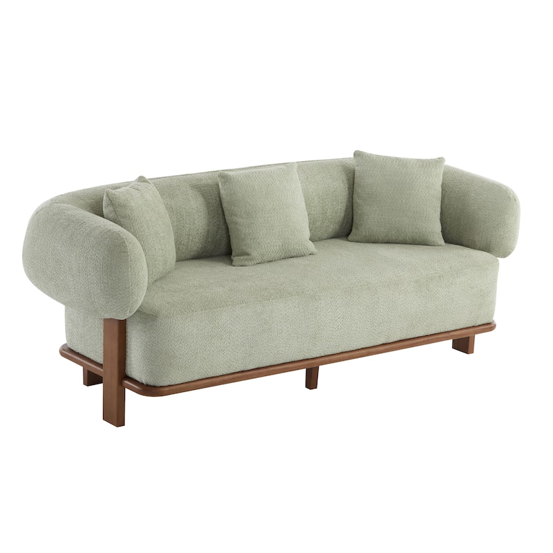 Christopher Knight Home - Oliver Wells Signature Round Arm Sofa