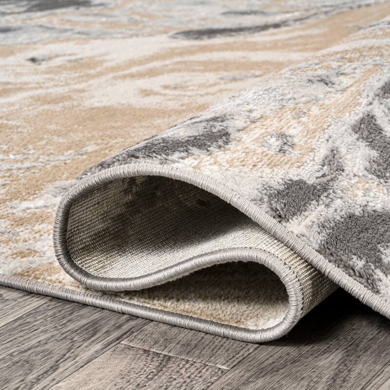 JONATHAN Y Batten Marbled Abstract Area Rug