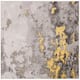 SAFAVIEH Adirondack Cordelia Abstract Glam Rug - 4' x 4' Square - Grey/Yellow