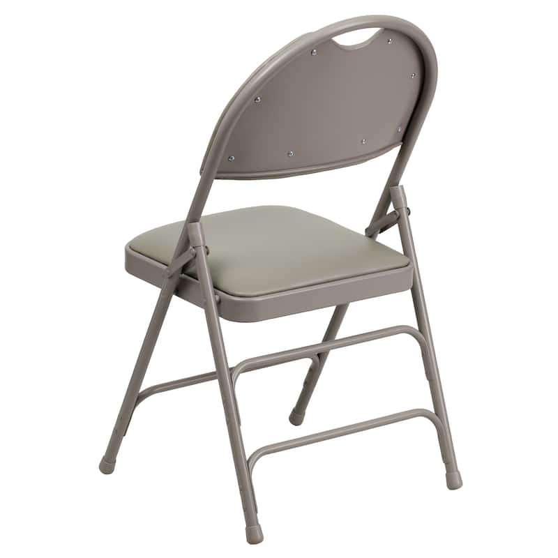 2 Pack Extra Large Ultra-Premium Triple Braced Folding Chair
