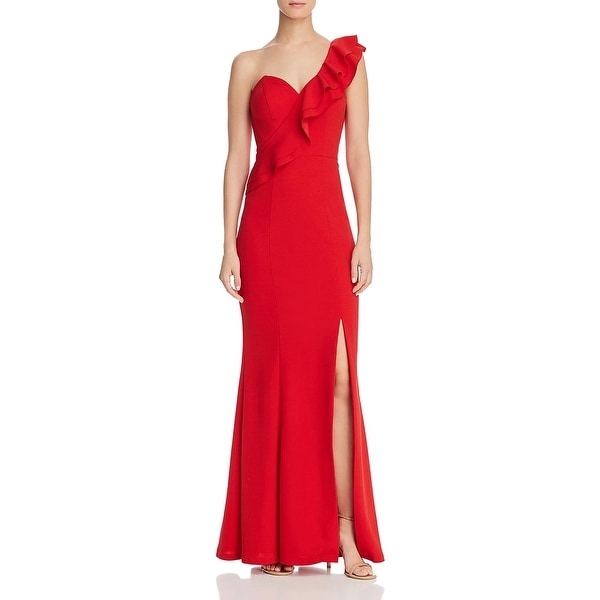 bariano one shoulder dress