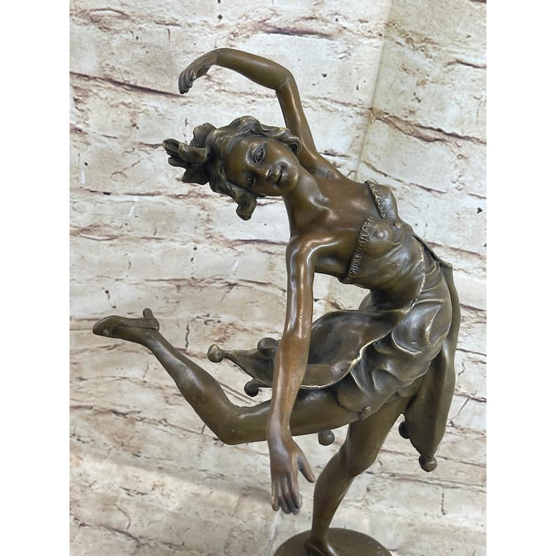 Handmade Bronze Sculpture Museum Quality Dancer By Zach Masterpiece Figurine