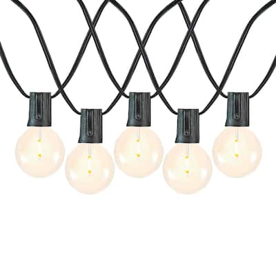 Novelty Lights 50 Feet G40 LED Hanging Patio Outdoor String Lights - Medium