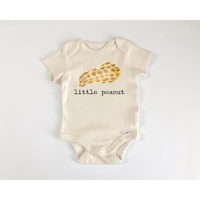 Little Peanut Nut - Baby Boy Girl Clothes Infant Bodysuit Funny Cute Newborn