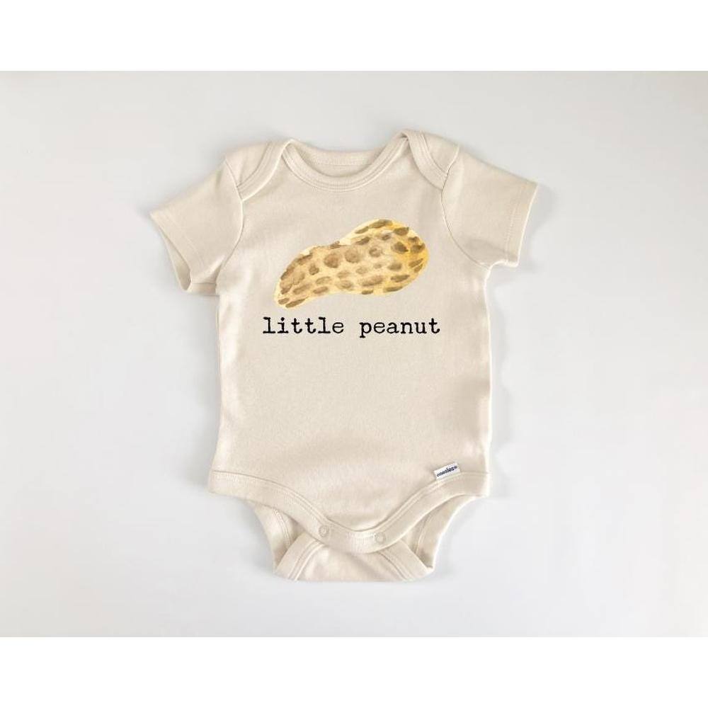 Little Peanut Nut - Baby Boy Girl Clothes Infant Bodysuit Funny Cute Newborn