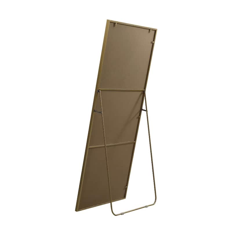 Indigo Home Metal Frame Rectangle Full Length Mirror 30x72 Inch