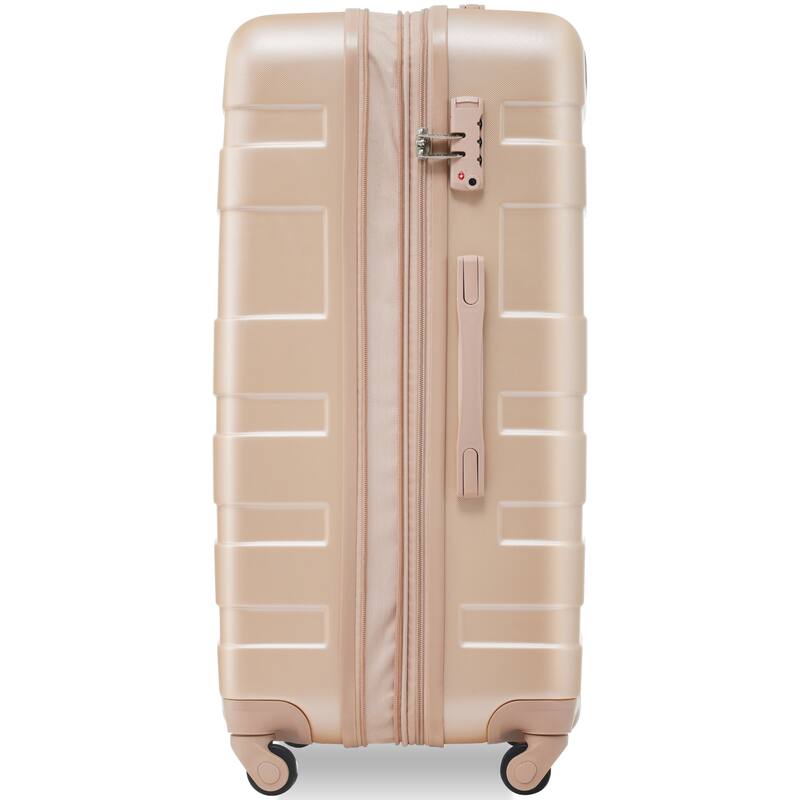 3 Pcs Luggage Set, Expandable ABS Hardshell Suitcases Spinner Wheels with TSA Lock 20''24''28''